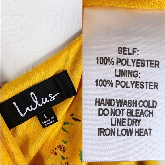 LULUS Sunshine Bouquet Yellow Floral Maxi … - Picture 10 of 12